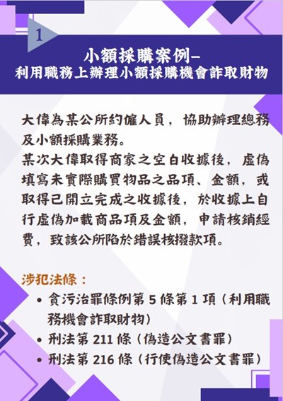 小額採購案例