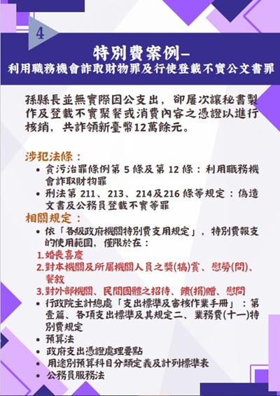 特別費案例